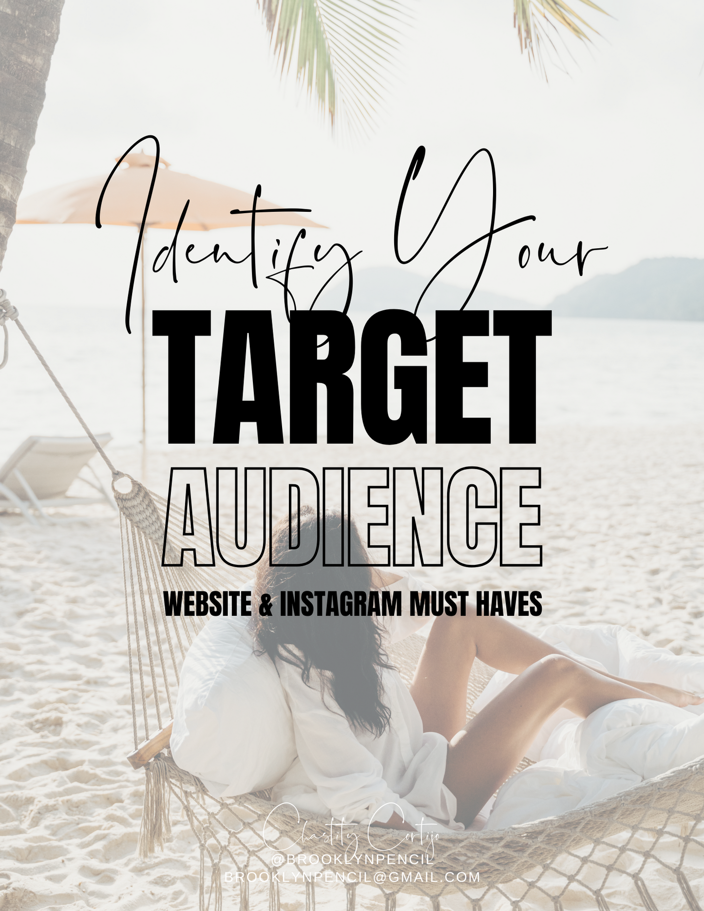 WORKSHEETS: Target Audience, Website & Social Must-Haves Cheat Sheet +30 Days of Content