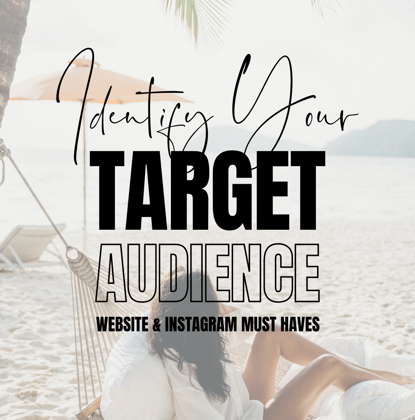 WORKSHEETS: Target Audience, Website & Social Must-Haves Cheat Sheet +30 Days of Content